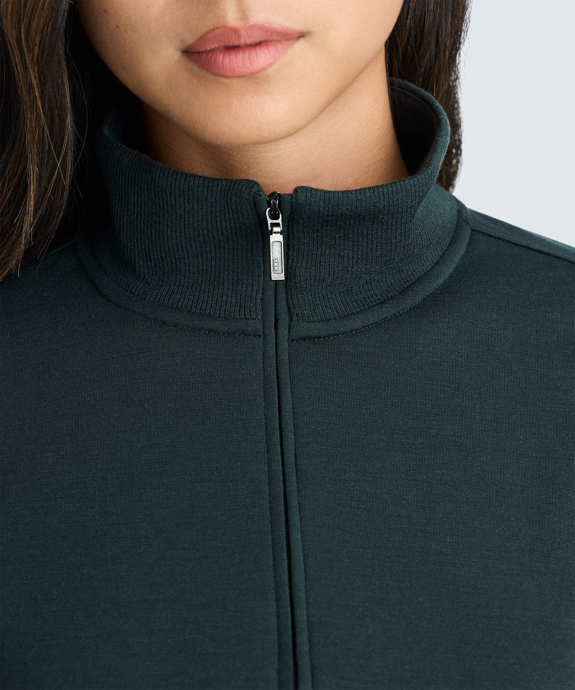 Women's Merino Cropped Quarter Zip - Image 4
