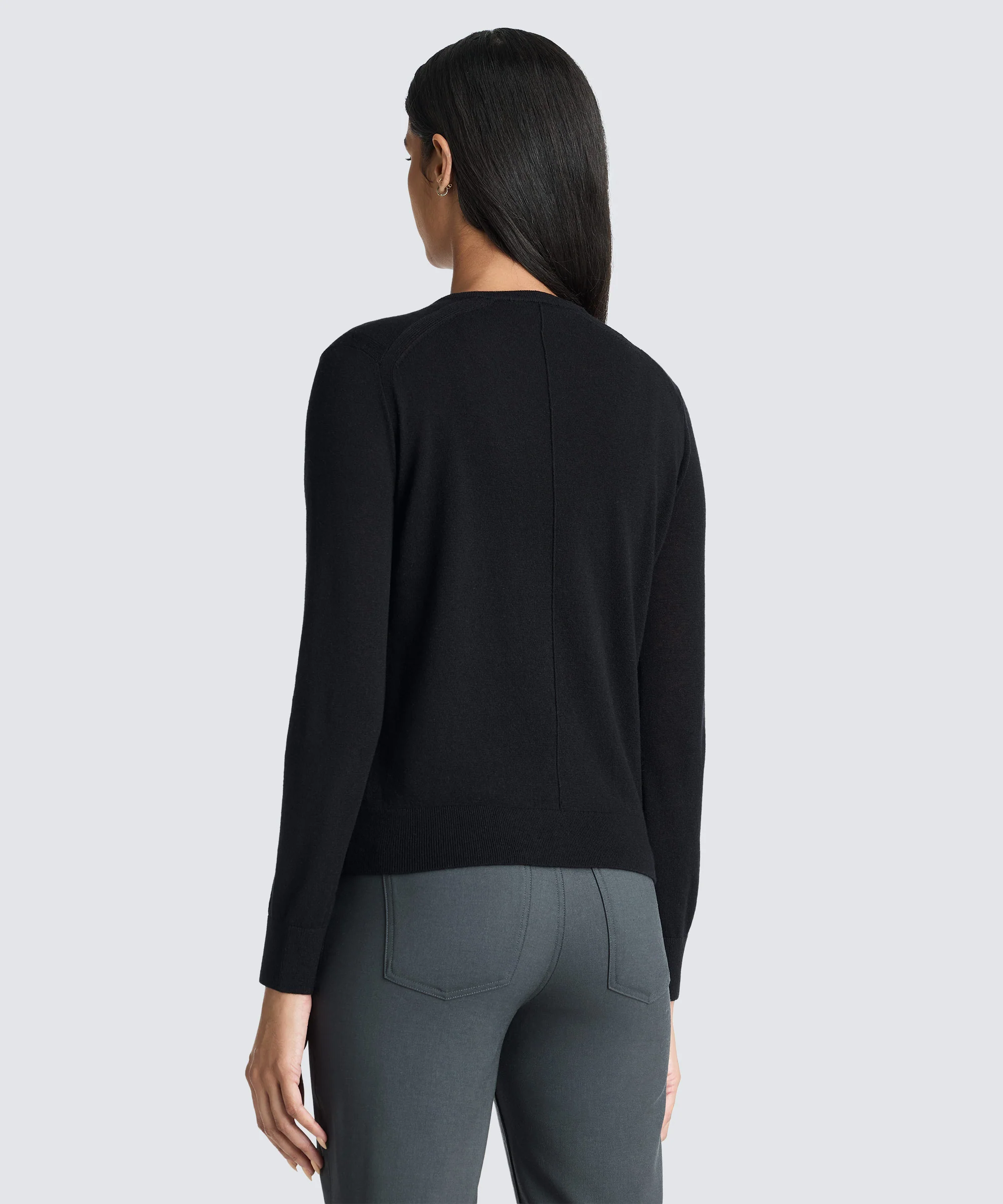 Women's Merino V-Neck Sweater - Image 5