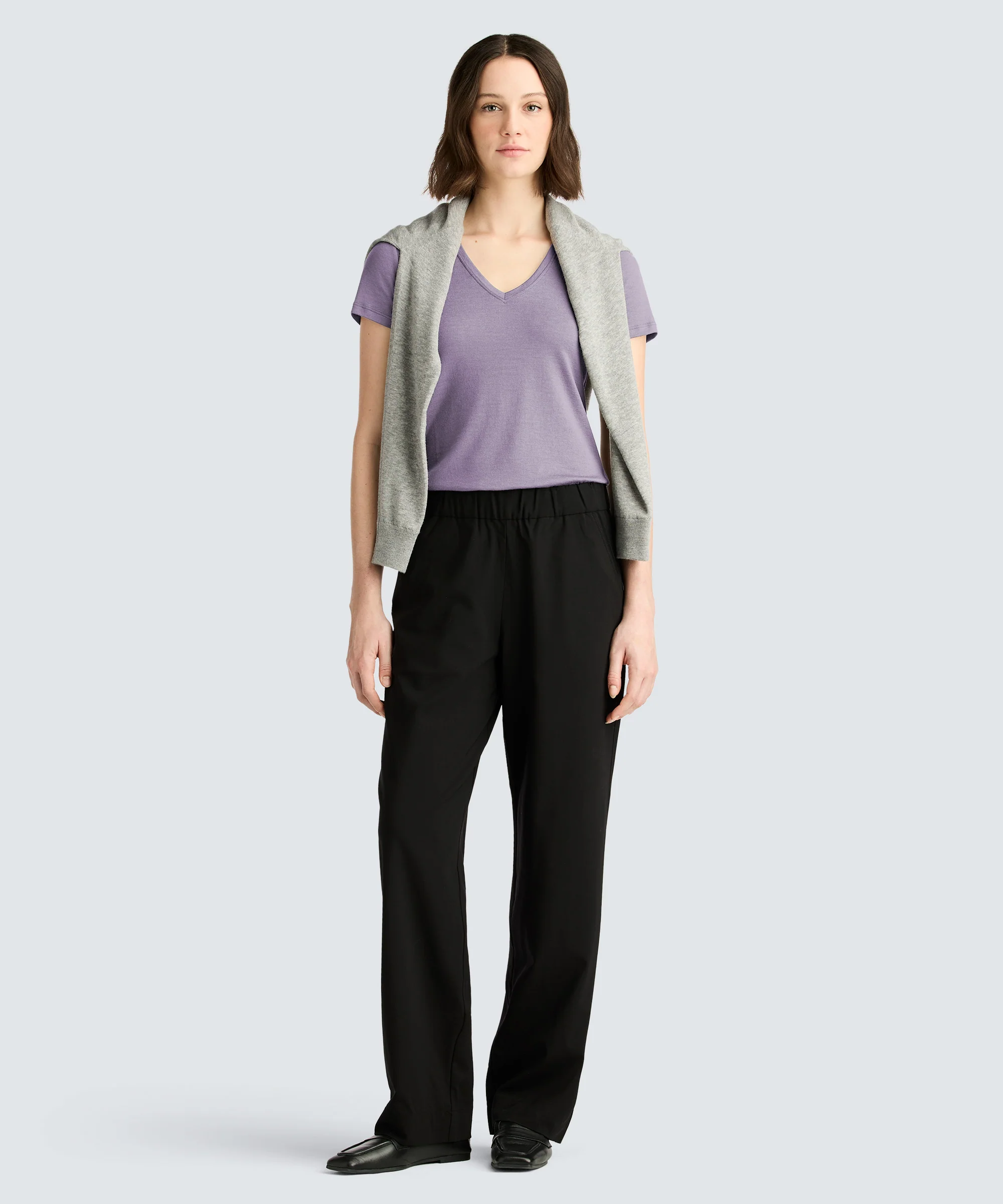 Women's Merino V-Neck T-Shirt - Image 19